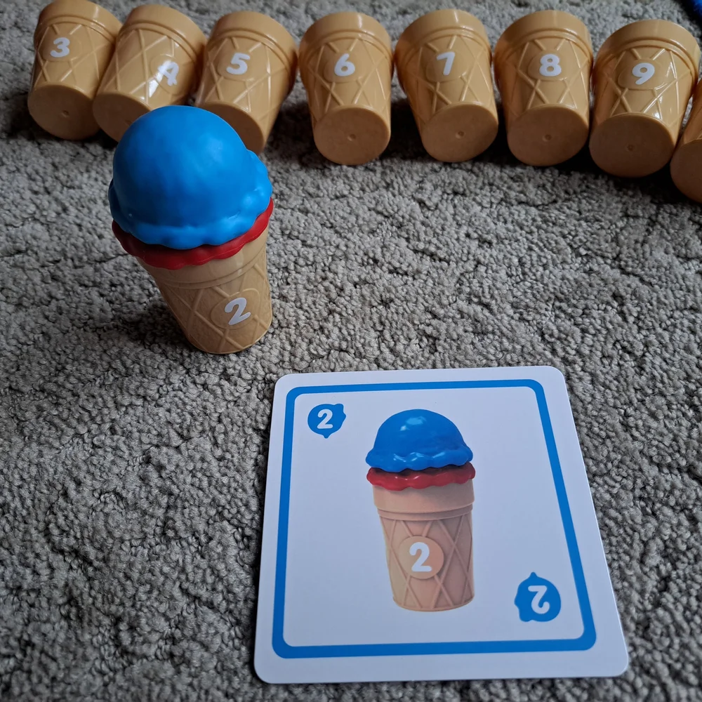 Number Ice Cream Learning Set - Multicolor - Picture 2 of 4